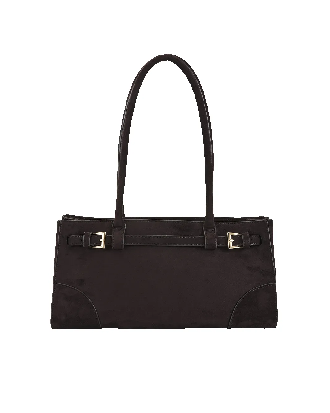 NADIA SHOULDER BAG - DARK CACAO SUEDE sold by Billini product image thumbnail 2