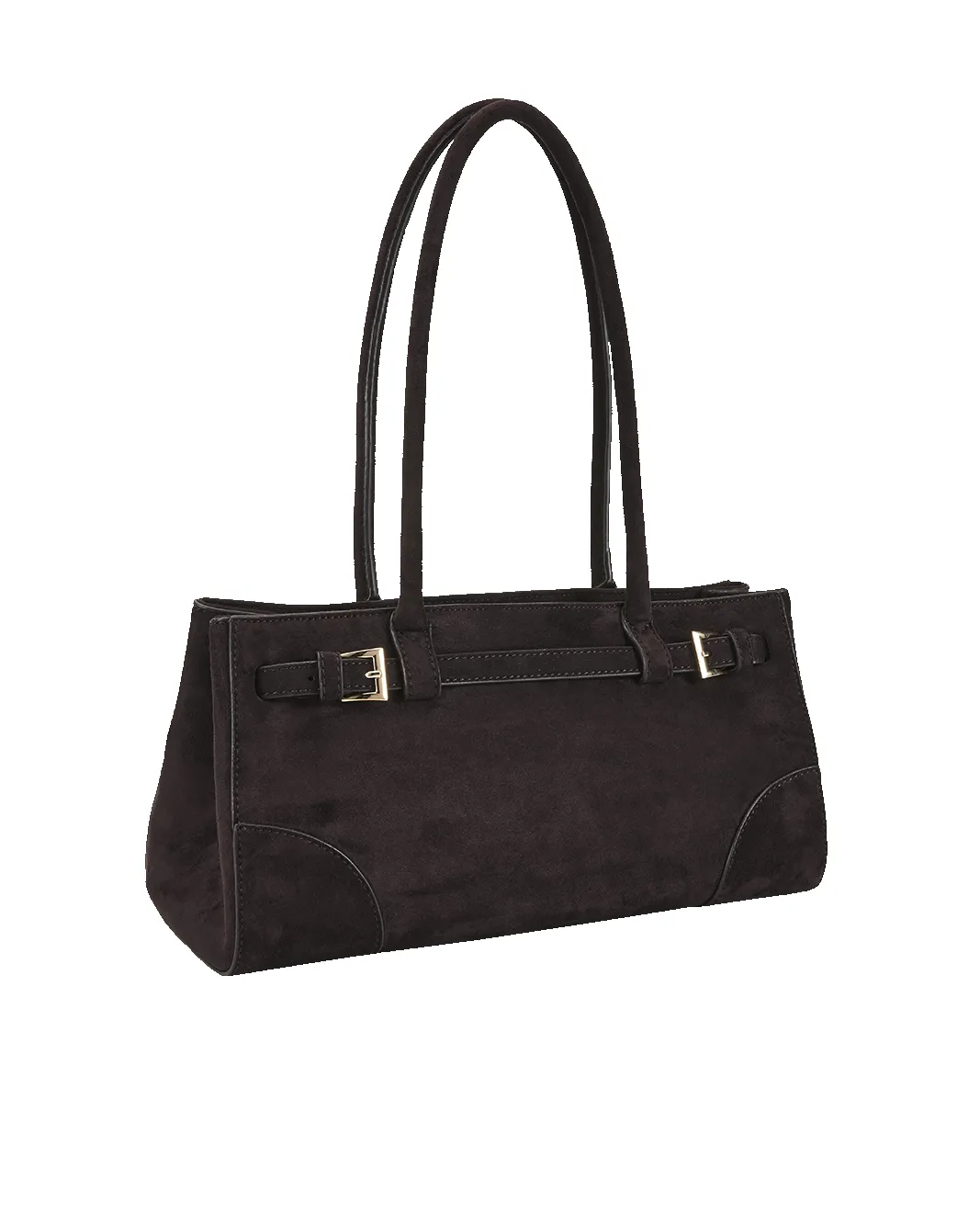 NADIA SHOULDER BAG - DARK CACAO SUEDE sold by Billini product image thumbnail 4