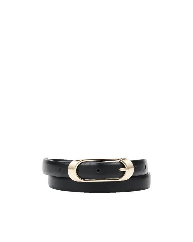 FLEUR BELT - BLACK-GOLD made by Billini