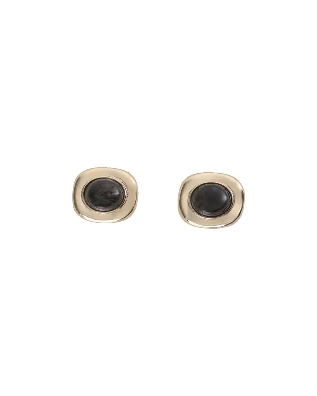 LILY EARRINGS - GOLD-SMOKE made by Billini