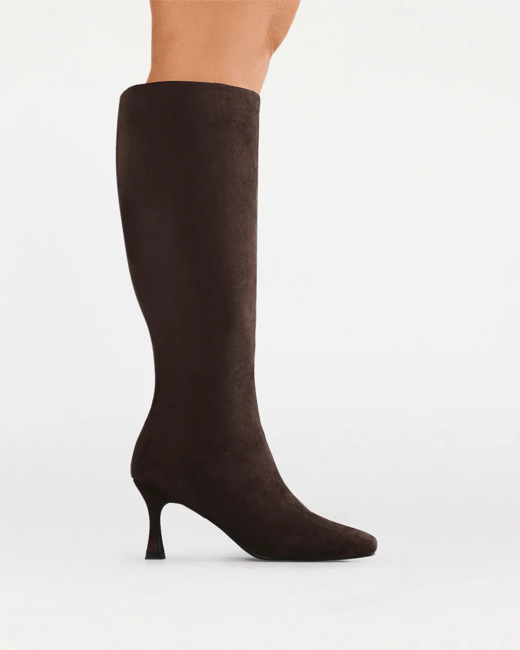 CORBIN EXTENDED CURVE - DARK CACAO SUEDE sold by Billini product image thumbnail 4