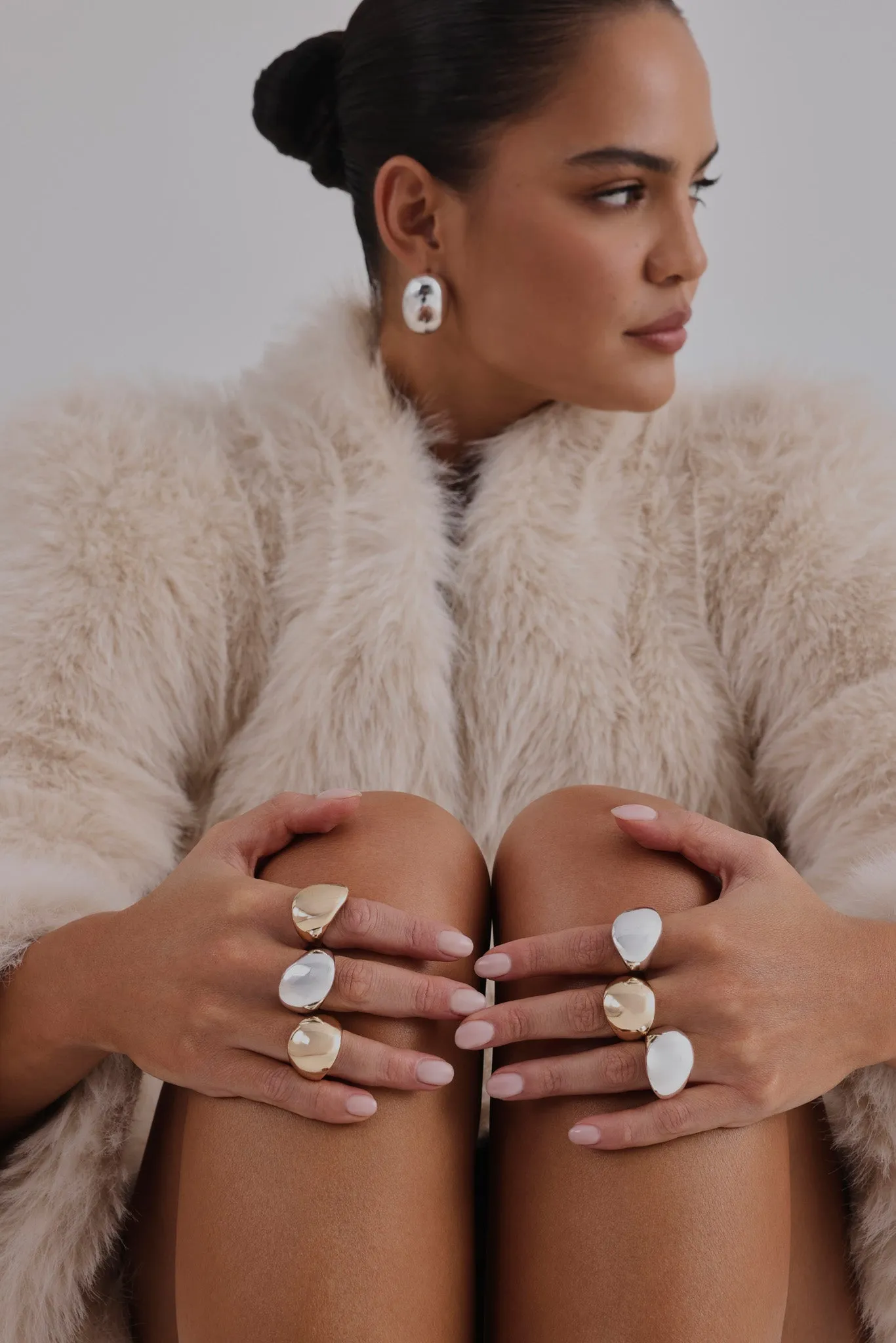 AVA RING - SILVER sold by Billini