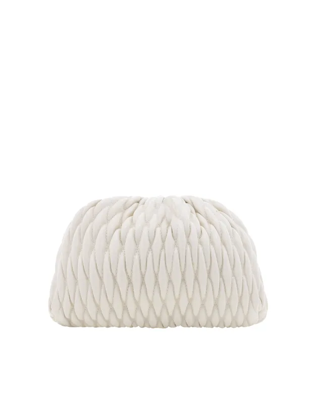 LACEY CLUTCH BAG - WHITE made by Billini