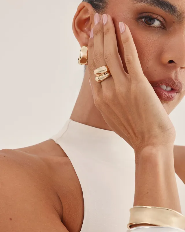 ELIZA RING - GOLD made by Billini