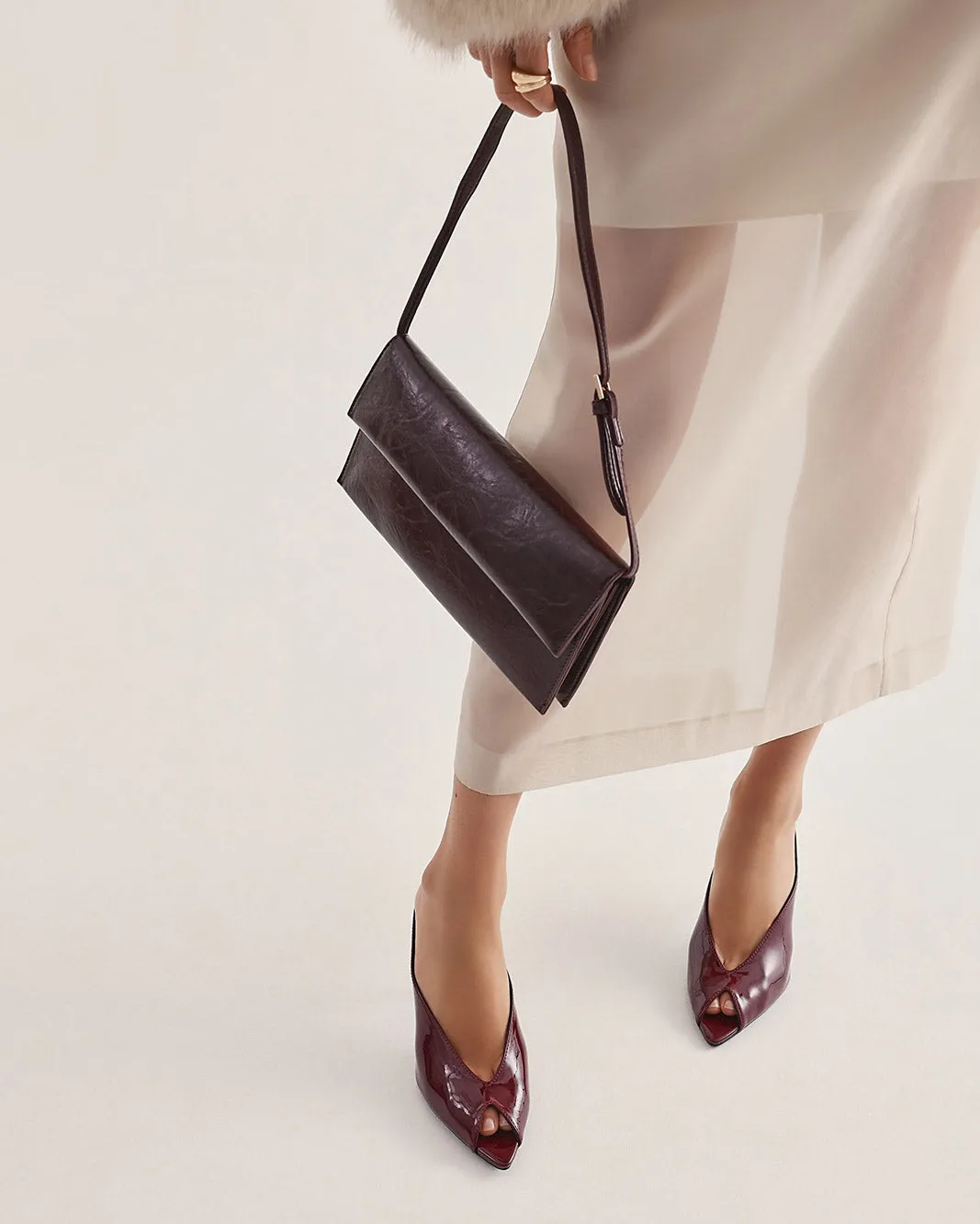 INDIE SHOULDER BAG - BORDEAUX SHINE sold by Billini product image thumbnail 2
