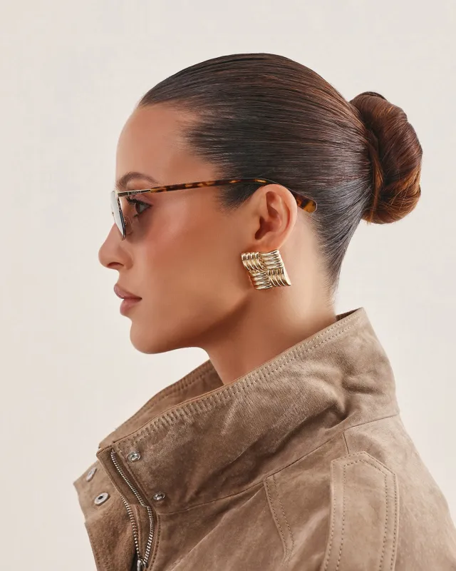 MAXWELL EARRINGS - GOLD made by Billini