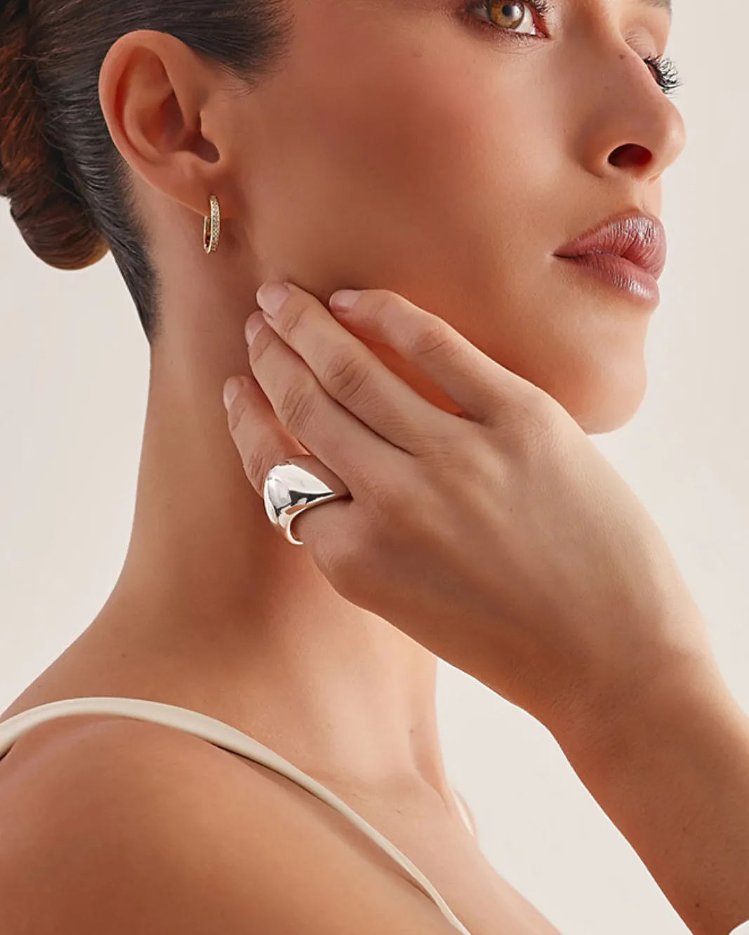 CHRISTINA EARRINGS - GOLD PLATED 18K sold by Billini product image thumbnail 2
