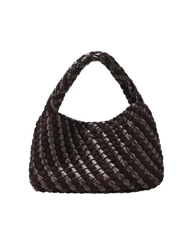 OPAL HANDLE BAG - CHOCOLATE made by Billini
