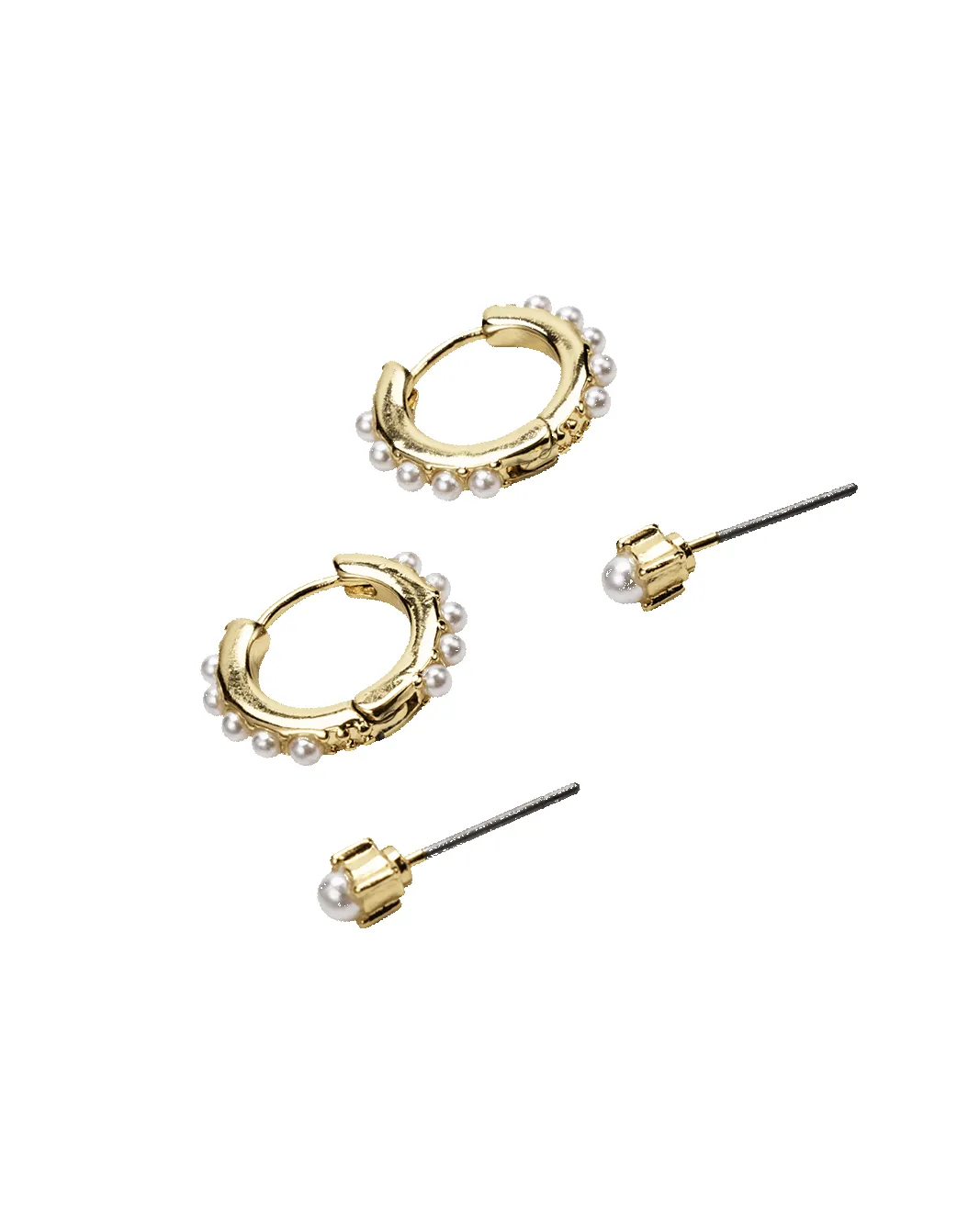 BESS EARRING 2 PK - GOLD PLATED 18K sold by Billini product image thumbnail 3