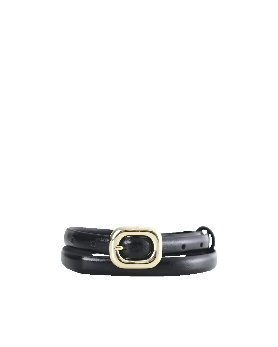 ALEX BELT - BLACK SHINE-GOLD sold by Billini