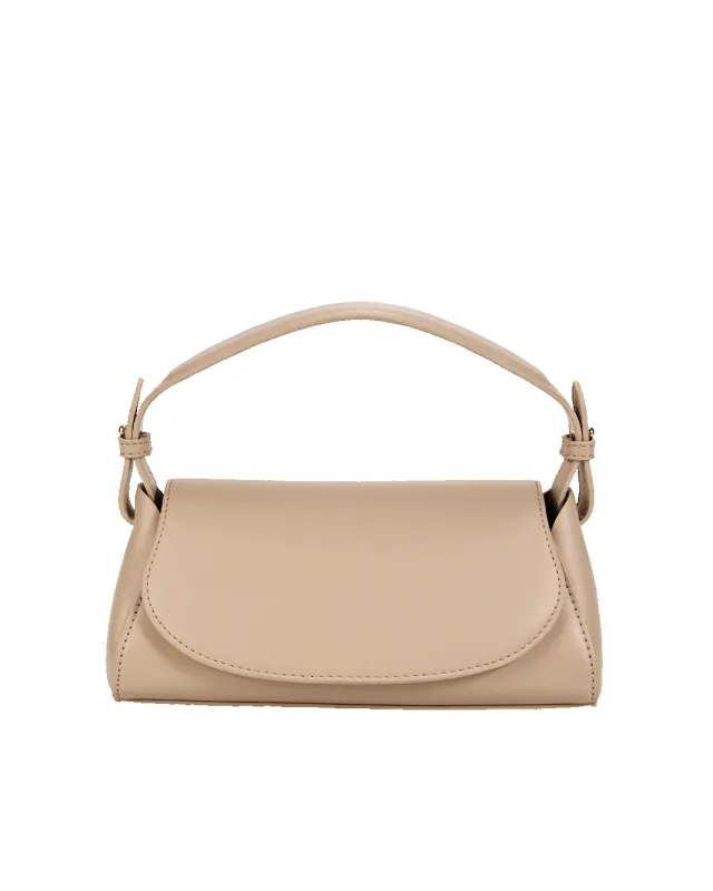 CORA HANDLE BAG - NUDE-GOLD made by Billini