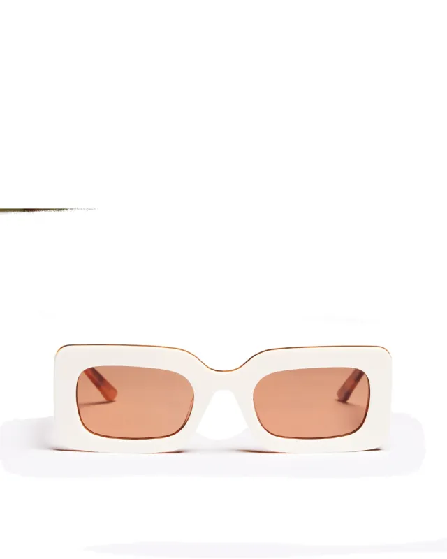 THE JONES - IVORY/MAPLE TORT-COCOA sold by Billini