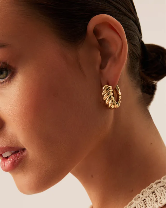 AURELIE EARRINGS - GOLD sold by Billini