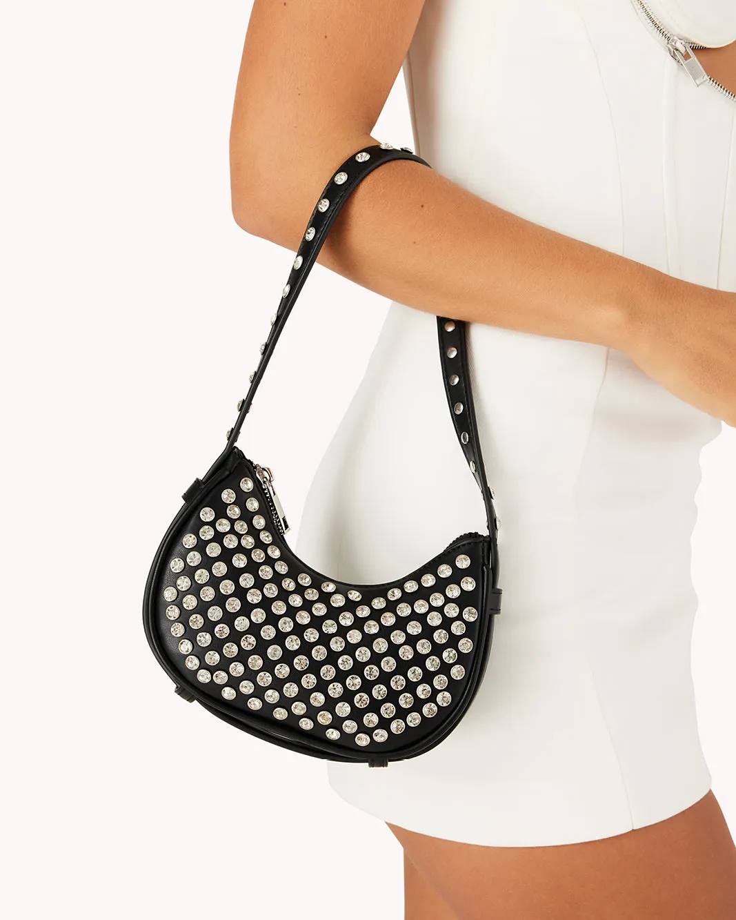 JASLYN SHOULDER BAG - BLACK sold by Billini