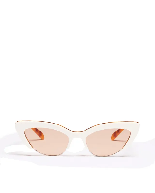 THE AMBROSIO - IVORY/MAPLE TORT-COCOA sold by Billini