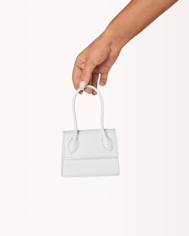 ALLIE MICRO MINI BAG - WHITE sold by Billini