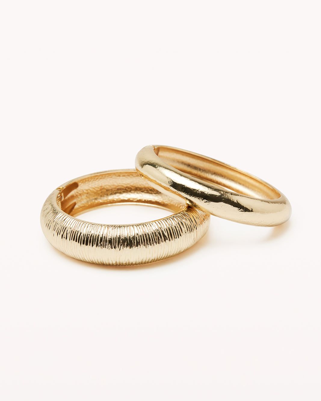 GRACIE BANGLE 2 PACK - GOLD sold by Billini product image thumbnail 2