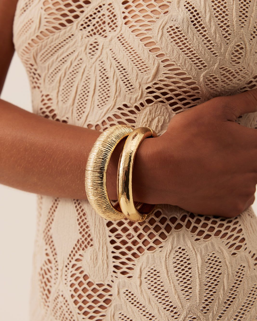 GRACIE BANGLE 2 PACK - GOLD sold by Billini