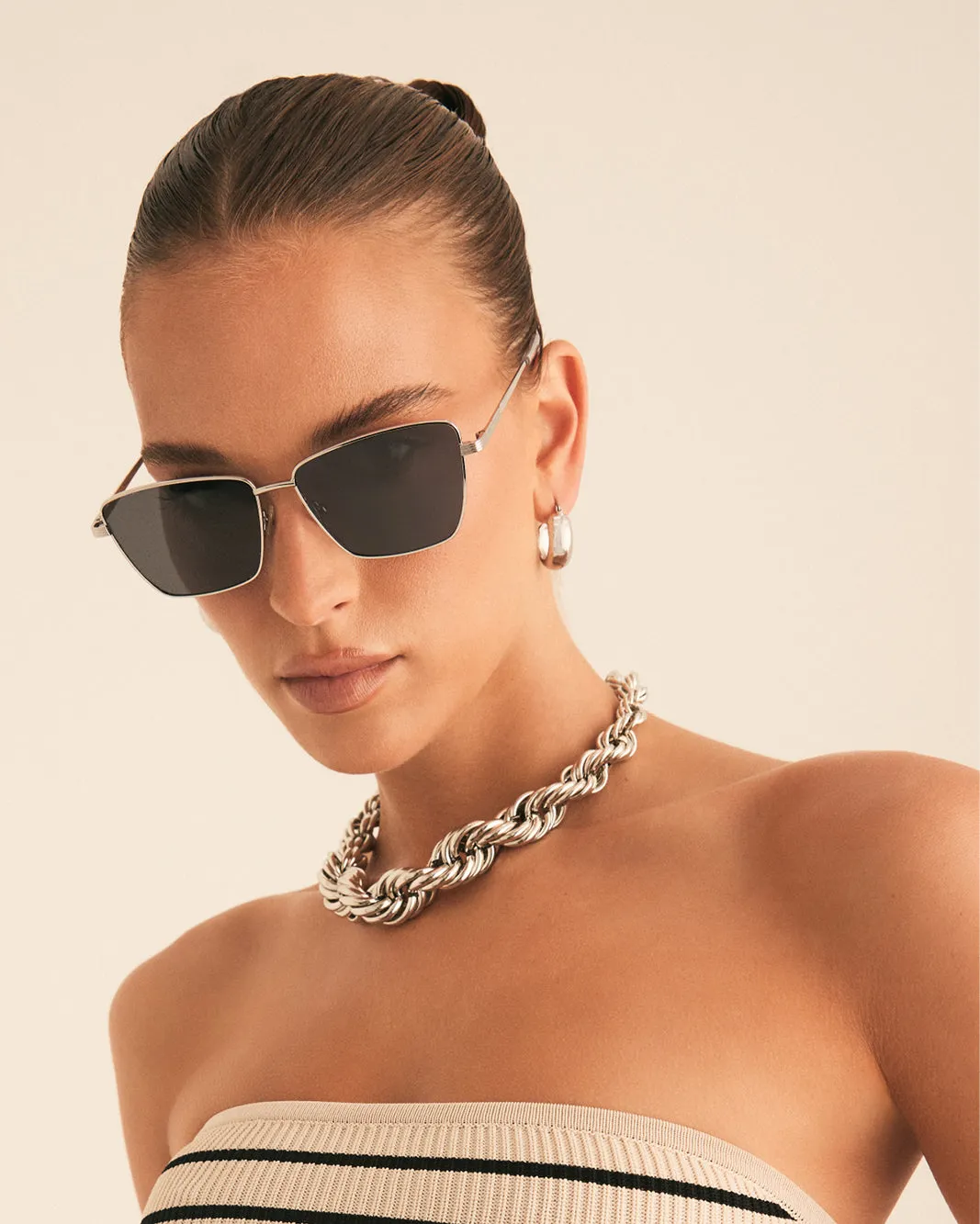 THE NATALIA - DARK SILVER-LIGHT SILVER sold by Billini product image thumbnail 2