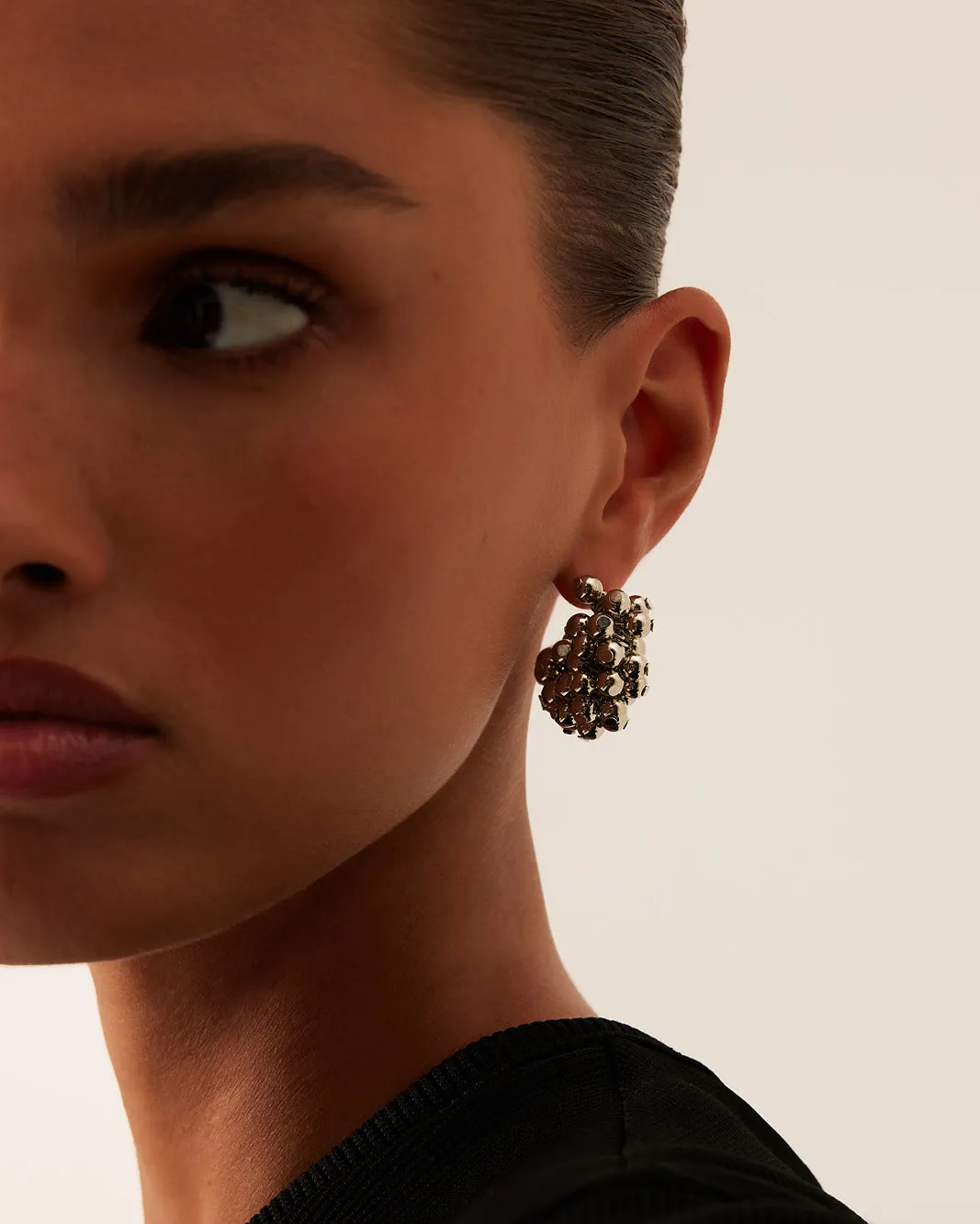 MAGDA EARRING - DARK SILVER sold by Billini product image thumbnail 4