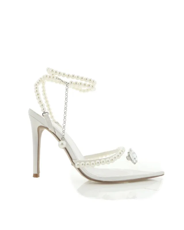 ELANA - WHITE-CLEAR sold by Billini