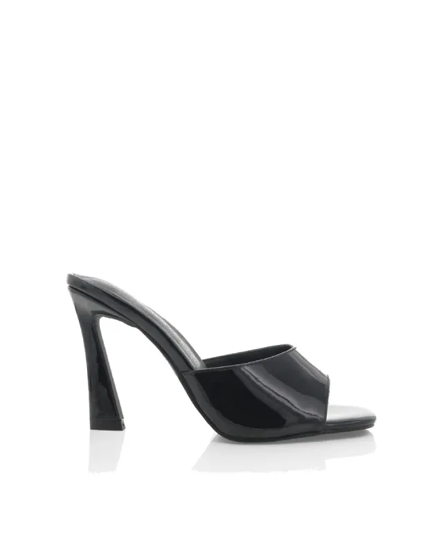 THE STATEMENT MULE - BLACK PATENT sold by Billini