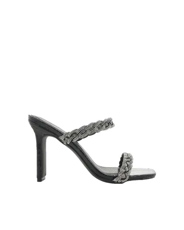 XANDRA - BLACK SCALE-DIAMANTE sold by Billini