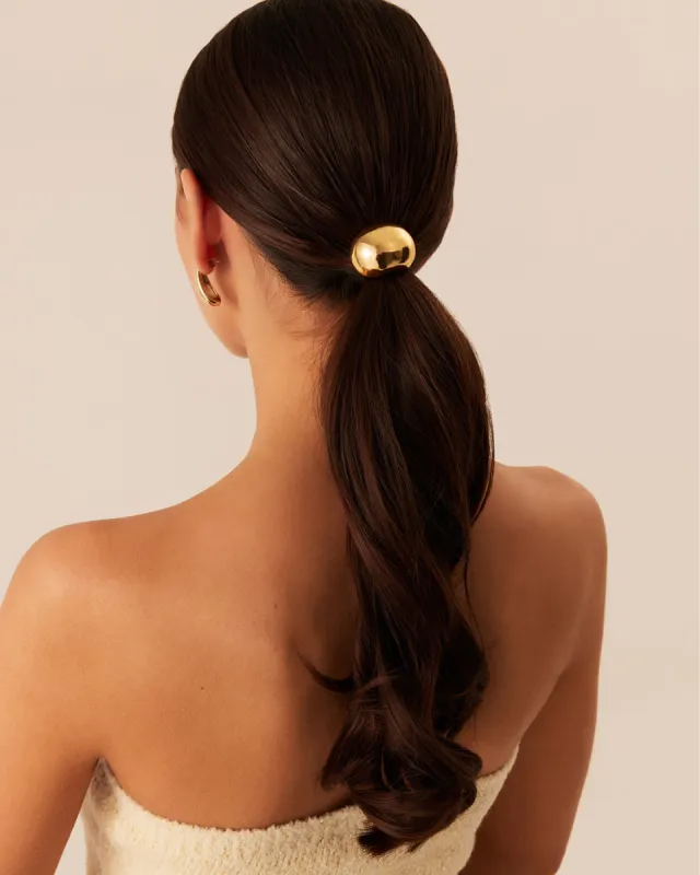 ROBBIE HAIR CUFF ELASTIC - GOLD sold by Billini