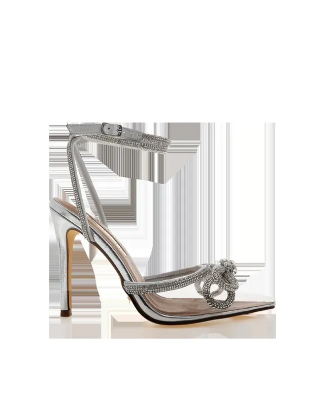 ELOPE WIDE FIT - CLEAR-SILVER sold by Billini