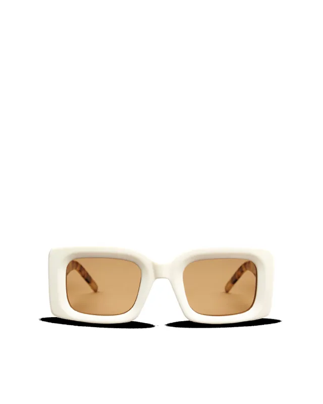 THE KENDALL - IVORY & BLONDE TORT-BROWN sold by Billini