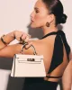 HARIETTE HANDLE BAG - BONE sold by Billini