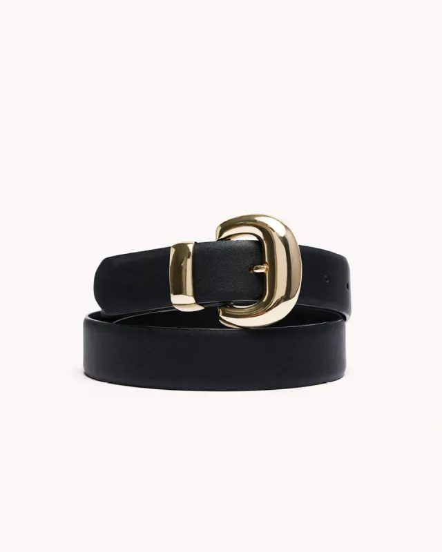ANNE BELT - BLACK-GOLD sold by Billini