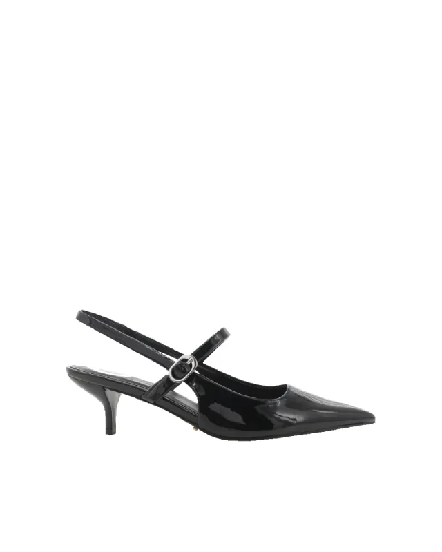 GERTA - BLACK PATENT sold by Billini