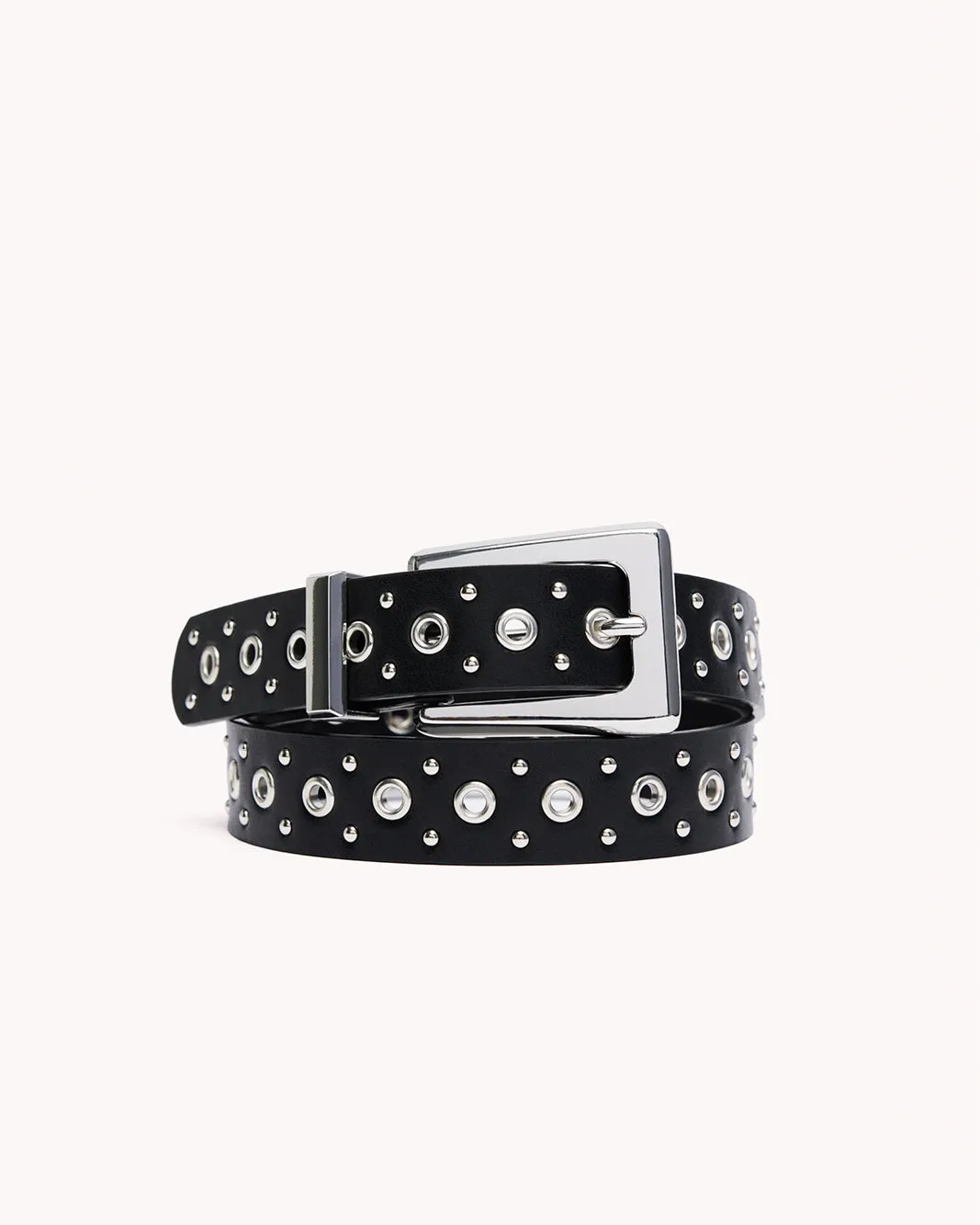 AZIEL BELT - BLACK-SILVER sold by Billini product image thumbnail 2