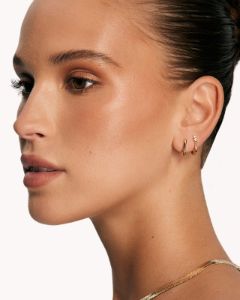 GAB GOLD PLATED EARRING 3 PACK - GOLD PLATED 18K sold by Billini