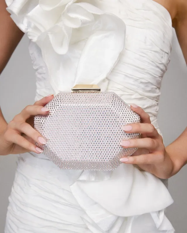 BLAKELY CLUTCH BAG - BLOSSOM-BLOSSOM DIAMANTE sold by Billini