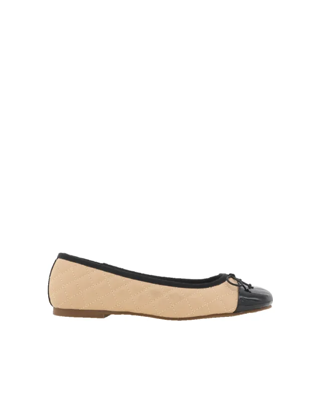 CHRISTINE - NOUGAT-BLACK sold by Billini