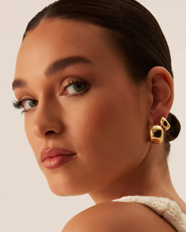 OTTAVIA EARRING 2 PACK - GOLD PLATED 18K sold by Billini