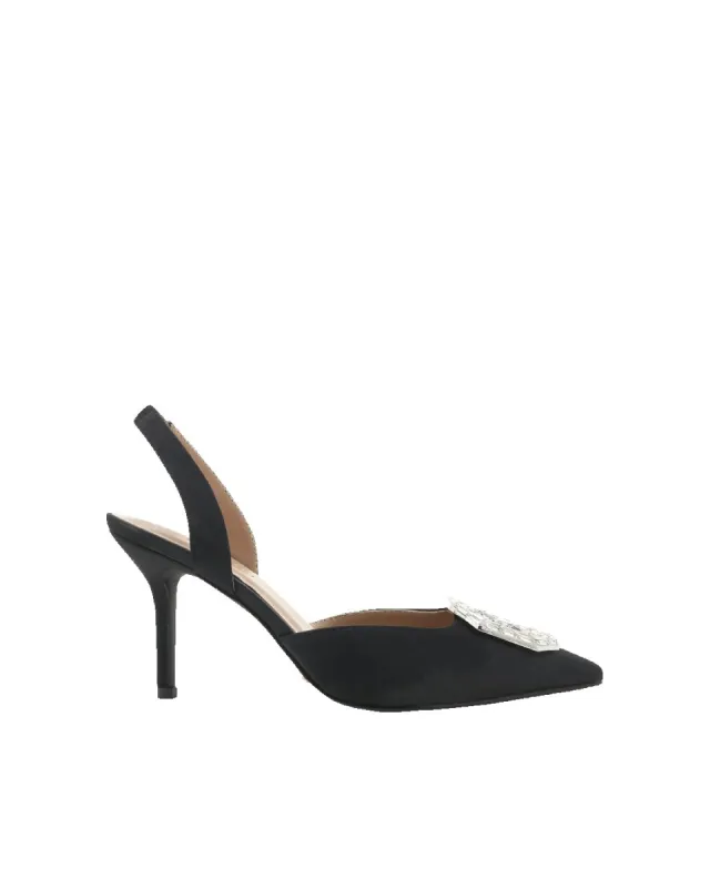 KATIE - BLACK SATIN sold by Billini