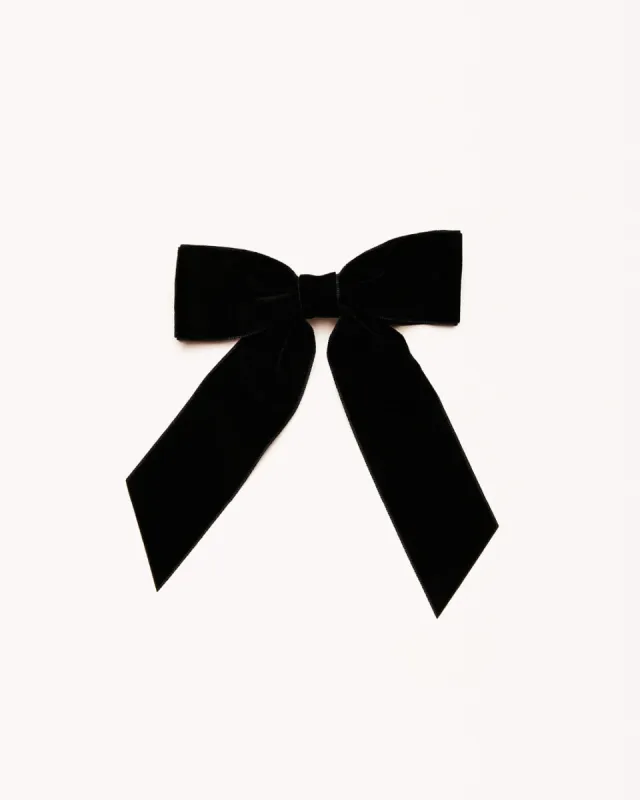 WINSLET BOW - BLACK VELVET sold by Billini