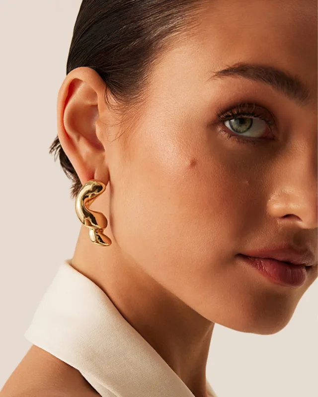 ESMERALDA EARRING - GOLD sold by Billini