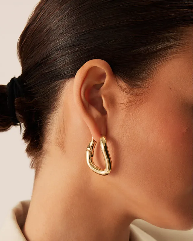 HATHAWAY EARRINGS - GOLD sold by Billini