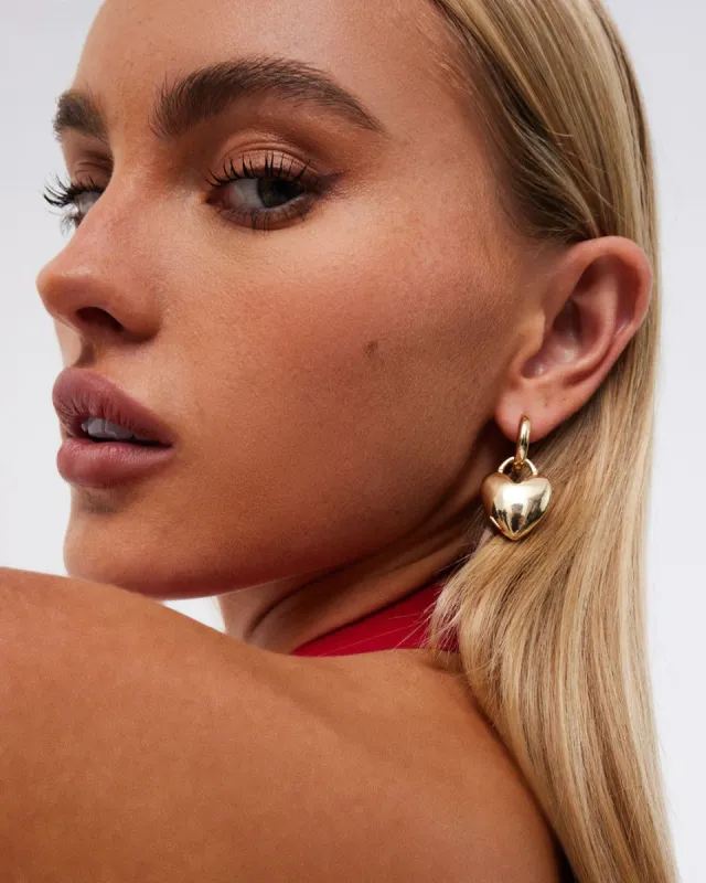 THE LOVER EARRING - GOLD sold by Billini