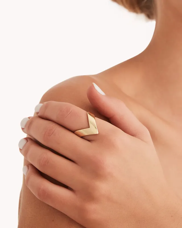 FERNA RING - GOLD sold by Billini