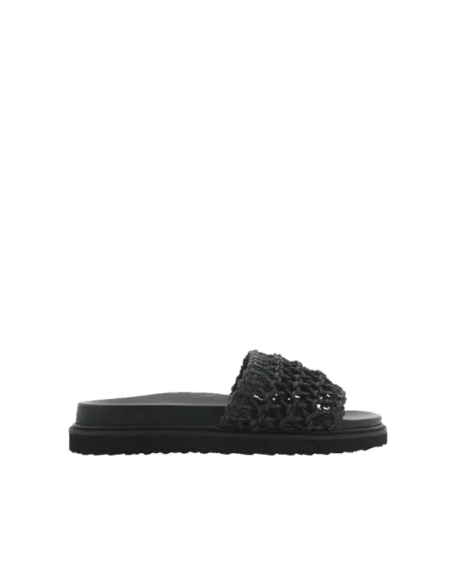 ZAIDA - BLACK RAFFIA sold by Billini