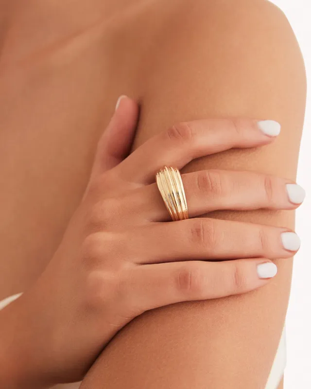 GENISIS RING - GOLD PLATED 18K sold by Billini