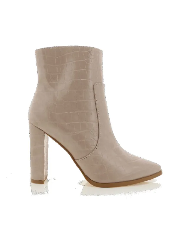 KAIDA - LIGHT TAUPE CROC sold by Billini