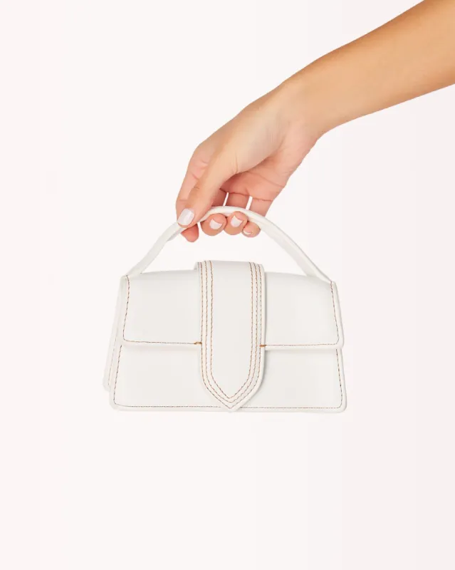 ZITA HANDLE BAG - WHITE sold by Billini