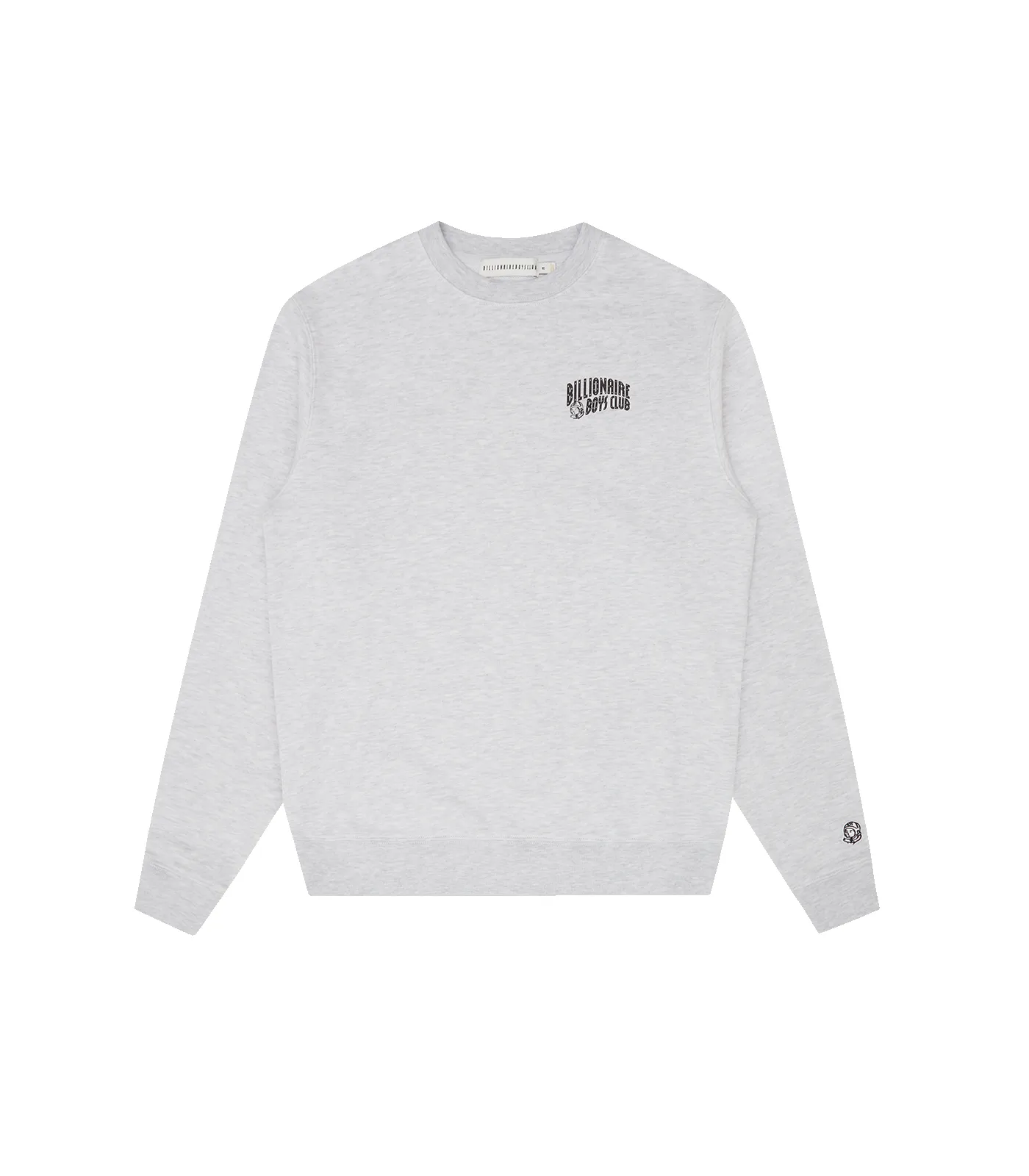 SMALL ARCH LOGO CREWNECK - HEATHER ASH sold by Billionaire Boys Club
