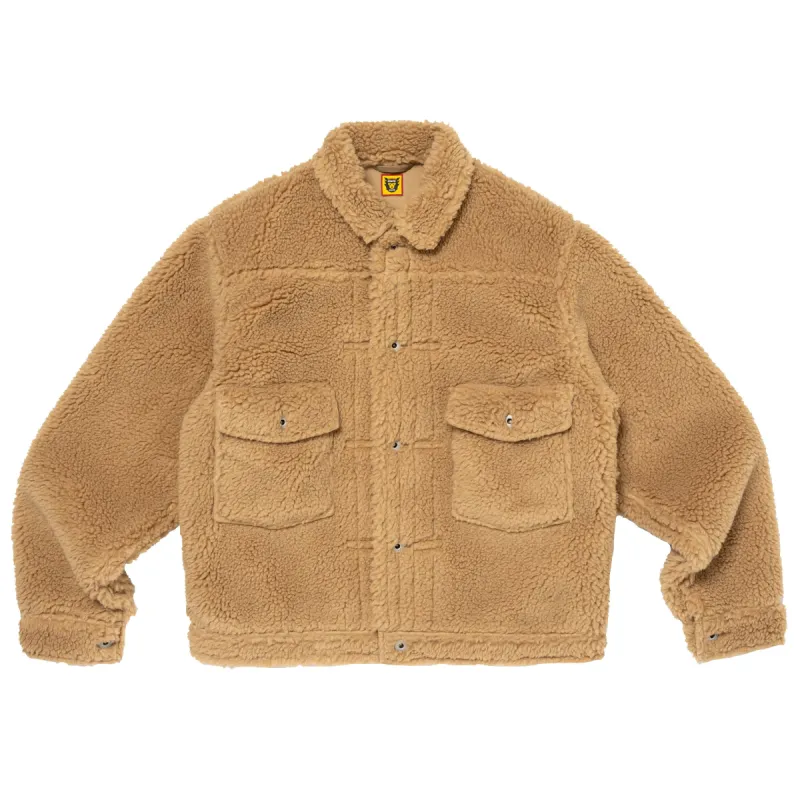 WOOL BLENDED BOA FLEECE WORK JACKET sold by Billionaire Boys Club